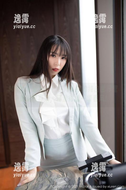 MiStar魅妍社 - 在周小然的纯白世界里–最新写真集，轻盈得像一缕春风！