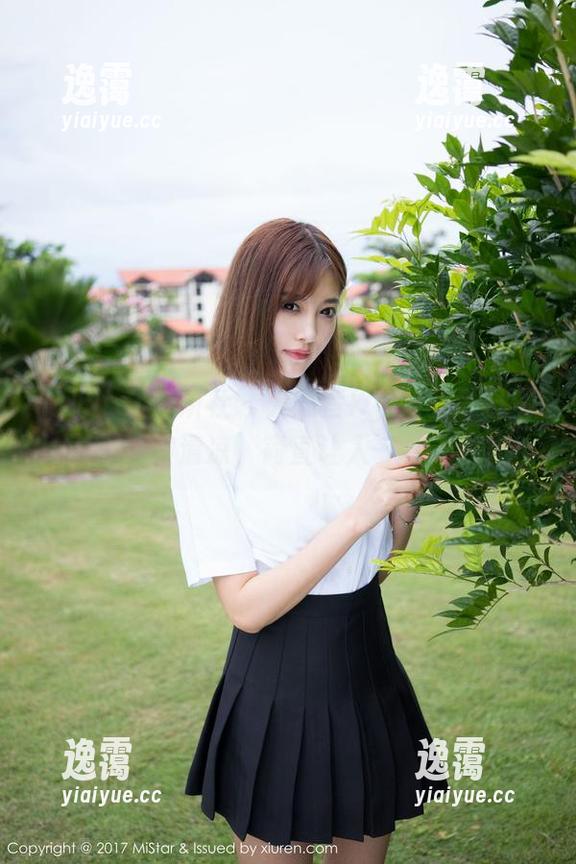 MiStar魅妍社 - 大奶昔Kyra的夏日资源：这波清凉，简直让人一秒入夏！