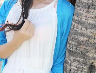 MyGirl美媛馆 – 泳池里的Carina梦绮：高清作品，水面状态和我的心情一样波光粼粼！