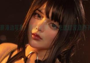 NinJa阿寨寨海边写真：最新系列，阳光透过波浪洒下的恍惚瞬间。